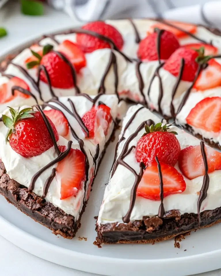 Homemade Easy Brownie Pizza photo