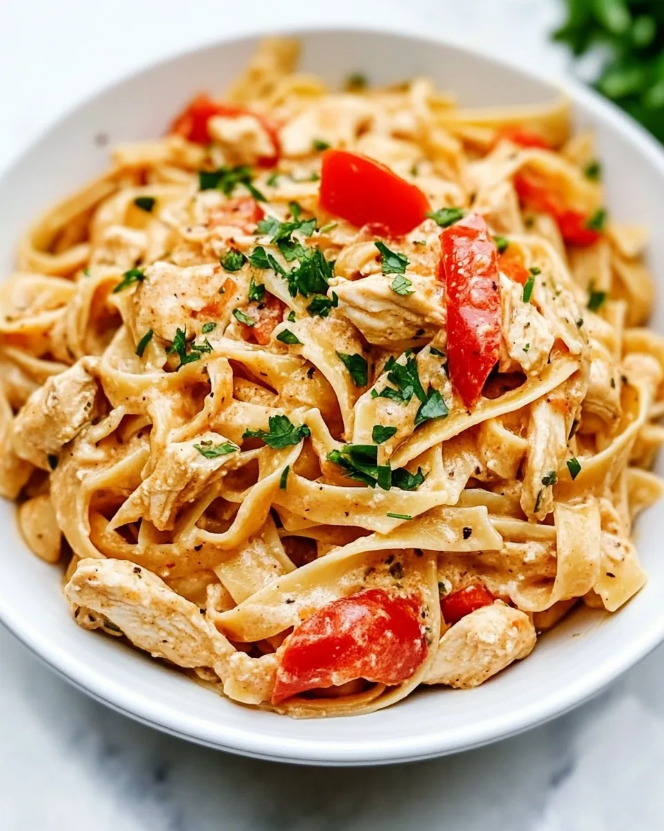 Delicious Easy Cajun Chicken Pasta shot