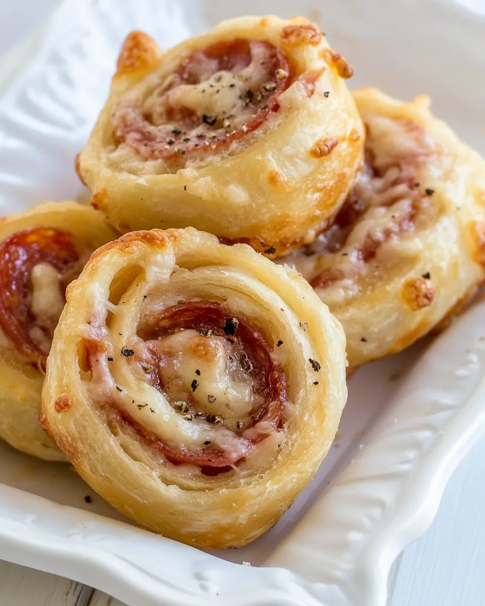 Classic Easy Cheesy Pepperoni Pinwheels image