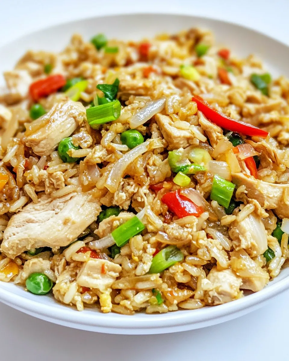 Delicious Easy Chicken and Rice Skillet Stir-Fry recipe photo