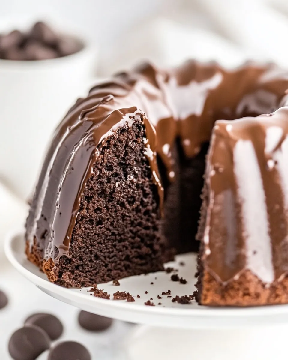 Homemade Easy Chocolate Bundt Cake Recipe (From Scratch) photo
