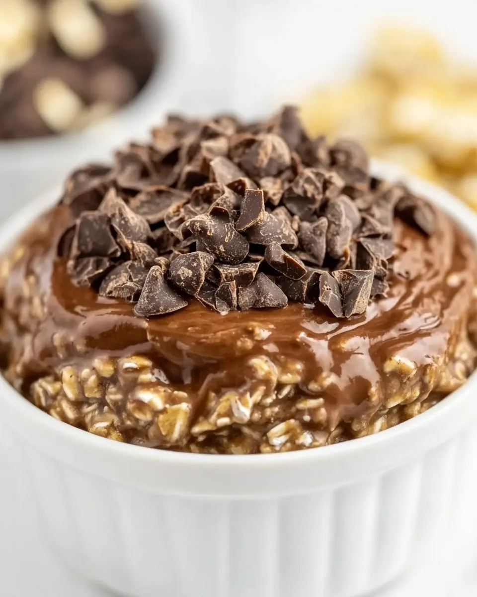 Homemade Easy Chocolate Overnight Oats photo