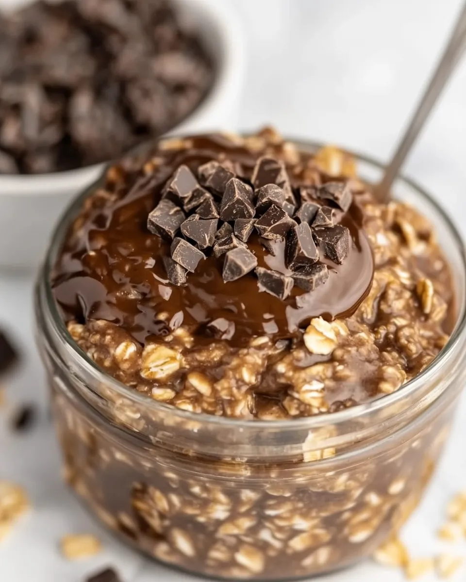 Classic Easy Chocolate Overnight Oats image
