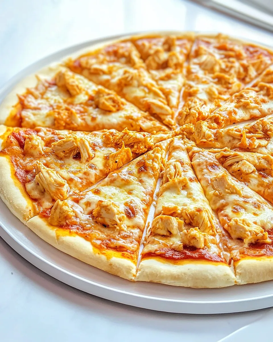 Classic Easy Copycat Dominos Buffalo Chicken Pizza Recipe image