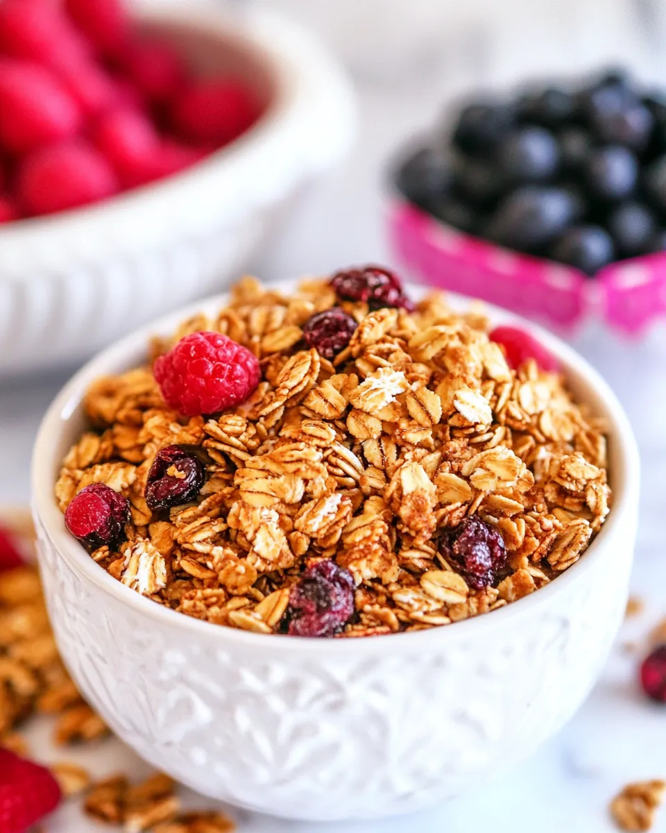 Homemade Easy Homemade Granola photo