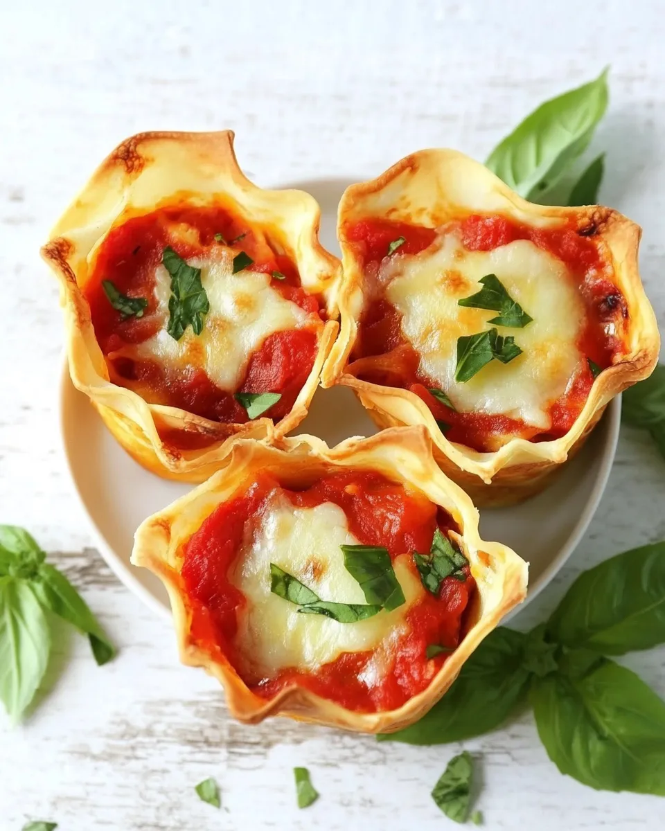 Classic Easy Italian Lasagna Cups image