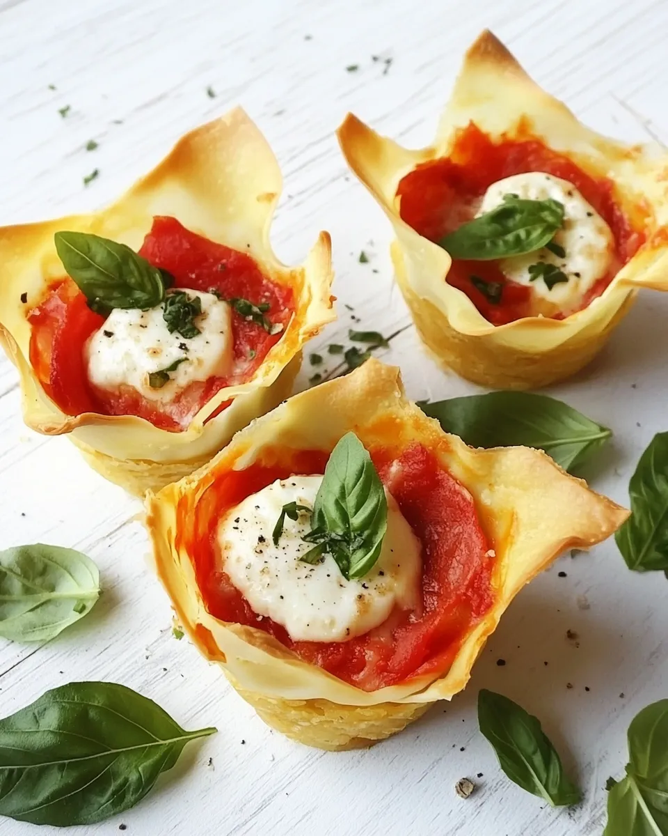 Delicious Easy Italian Lasagna Cups recipe photo