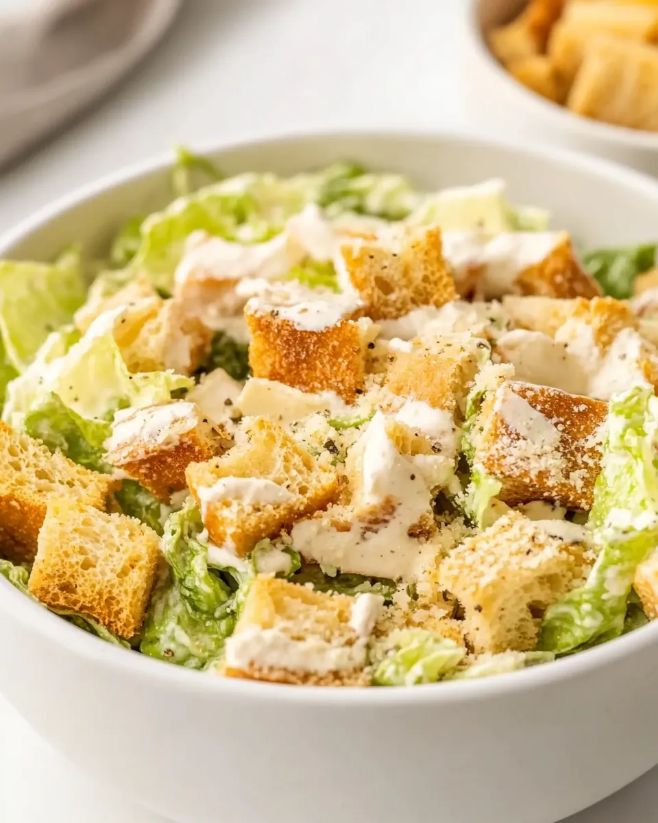 Homemade Easy Keto Caesar Salad photo
