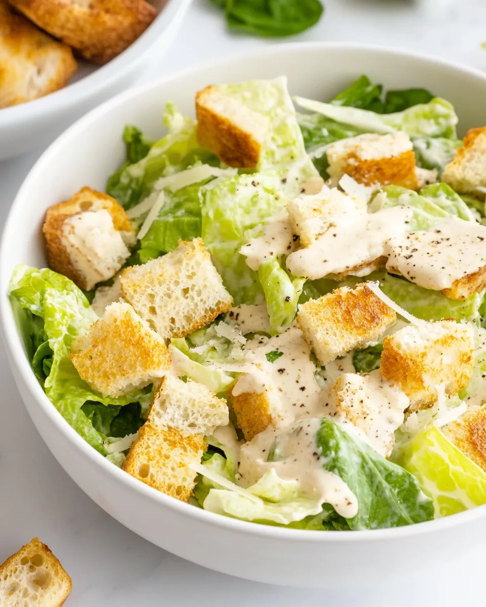 Classic Easy Keto Caesar Salad image
