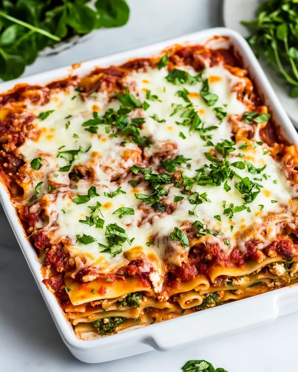 Delicious Easy Lasagna Recipe shot