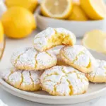 Homemade Easy Lemon Crinkle Cookies photo