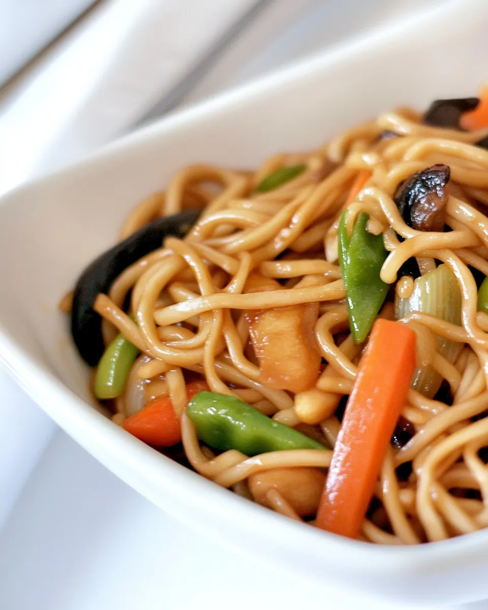 Delicious Easy Lo Mein Recipe shot
