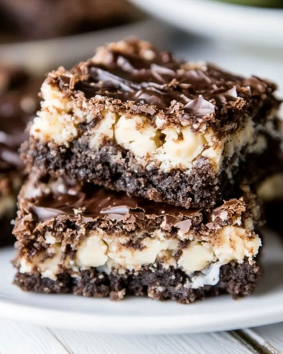 Homemade Easy Macaroon Brownies photo