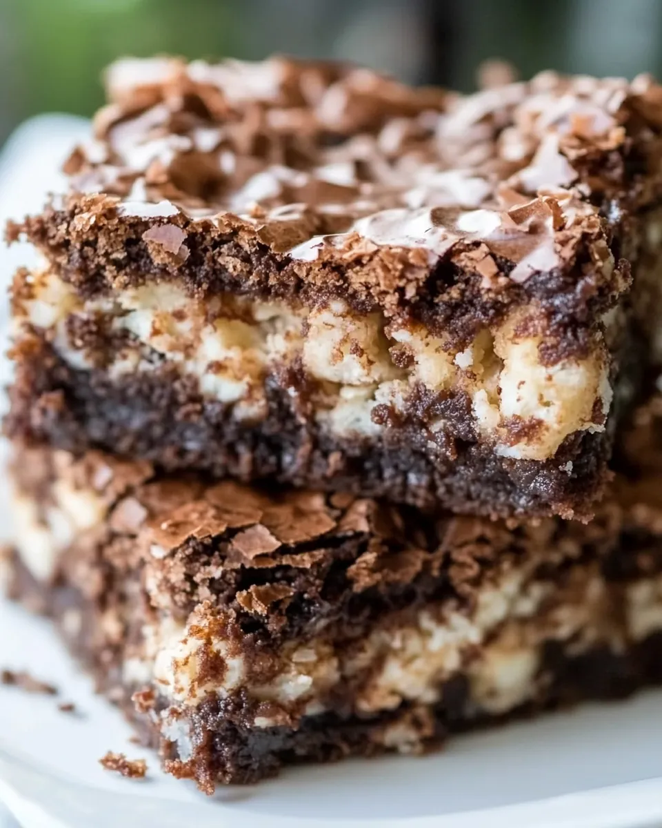 Classic Easy Macaroon Brownies image