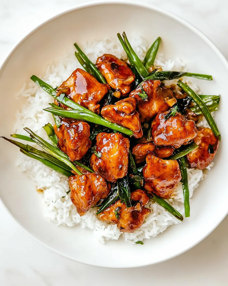 Homemade Easy Mongolian Chicken photo