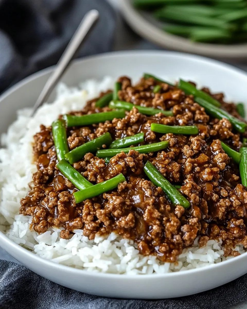 Classic Easy Mongolian Ground Beef Recipe image