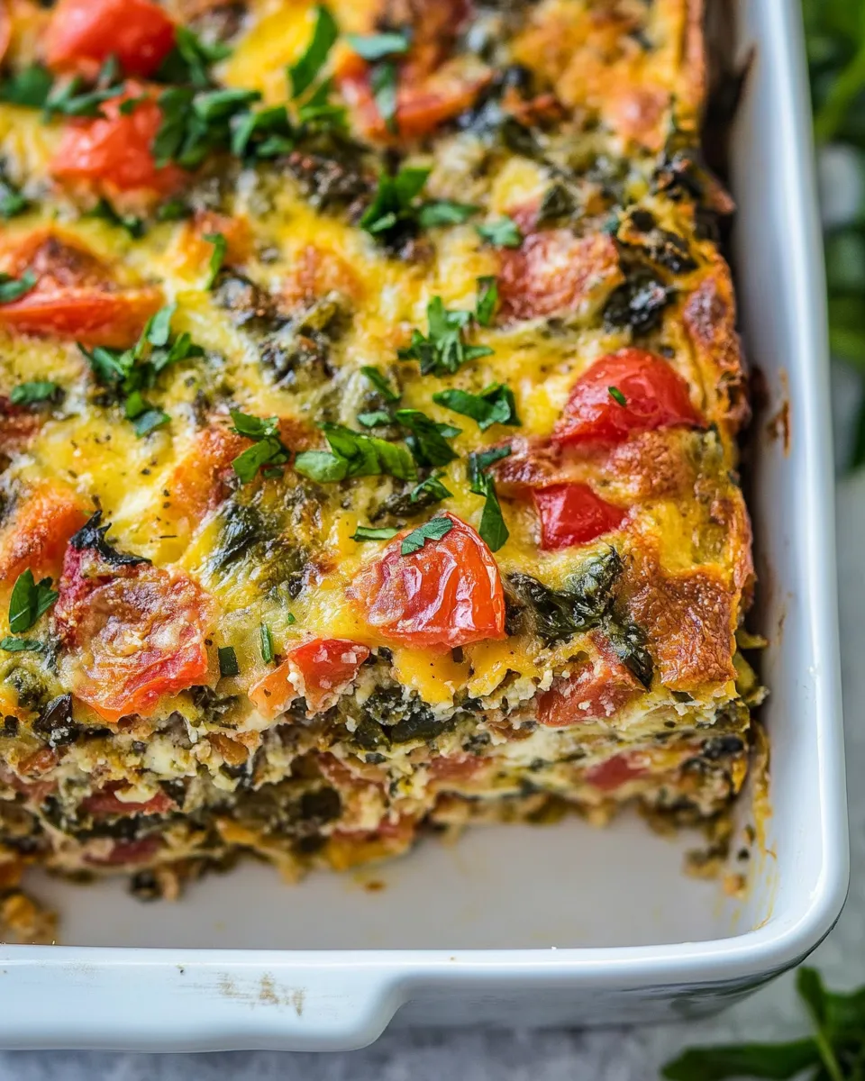 Classic Easy Overnight Italian Breakfast Casserole image