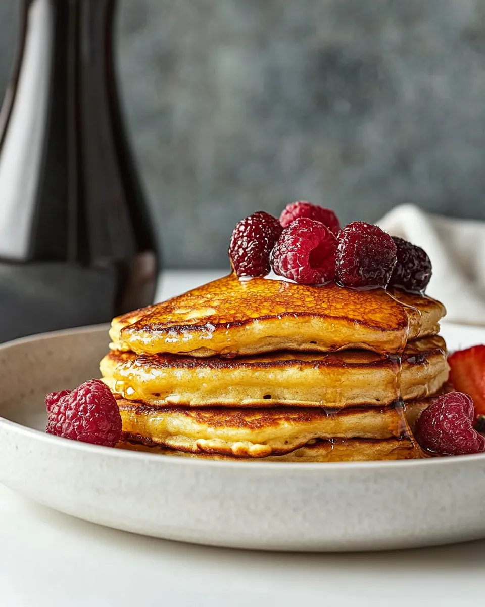 Tasty Easy Pancakes For One food shot