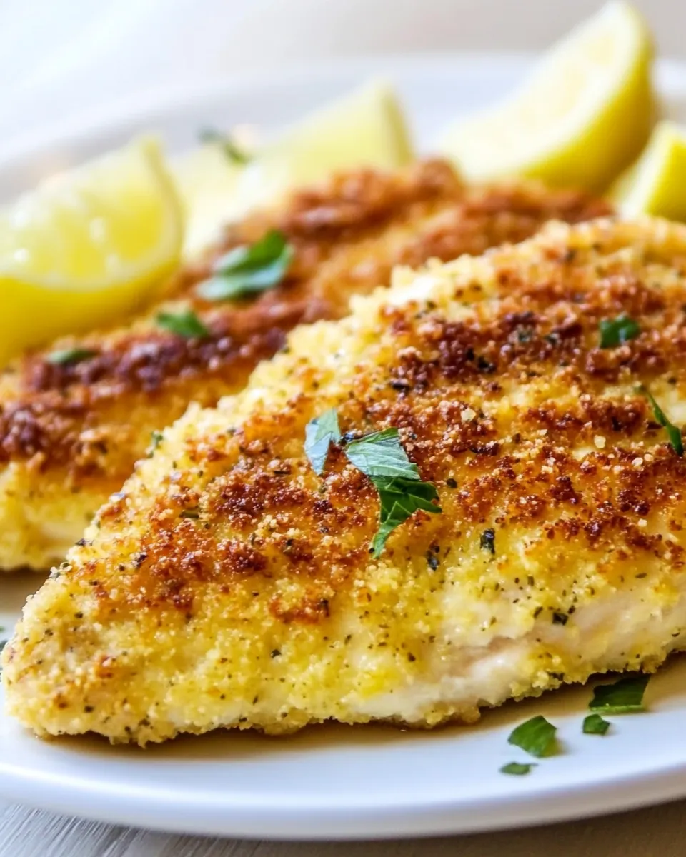 Delicious Easy Parmesan Crusted Chicken shot