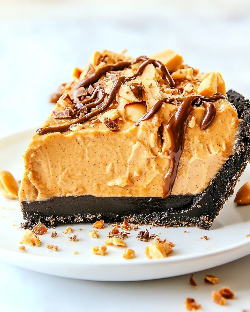 Homemade Easy Peanut Butter Pie Recipe photo