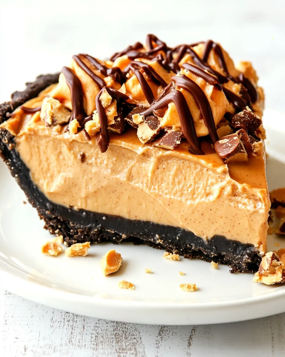 Delicious Easy Peanut Butter Pie Recipe shot