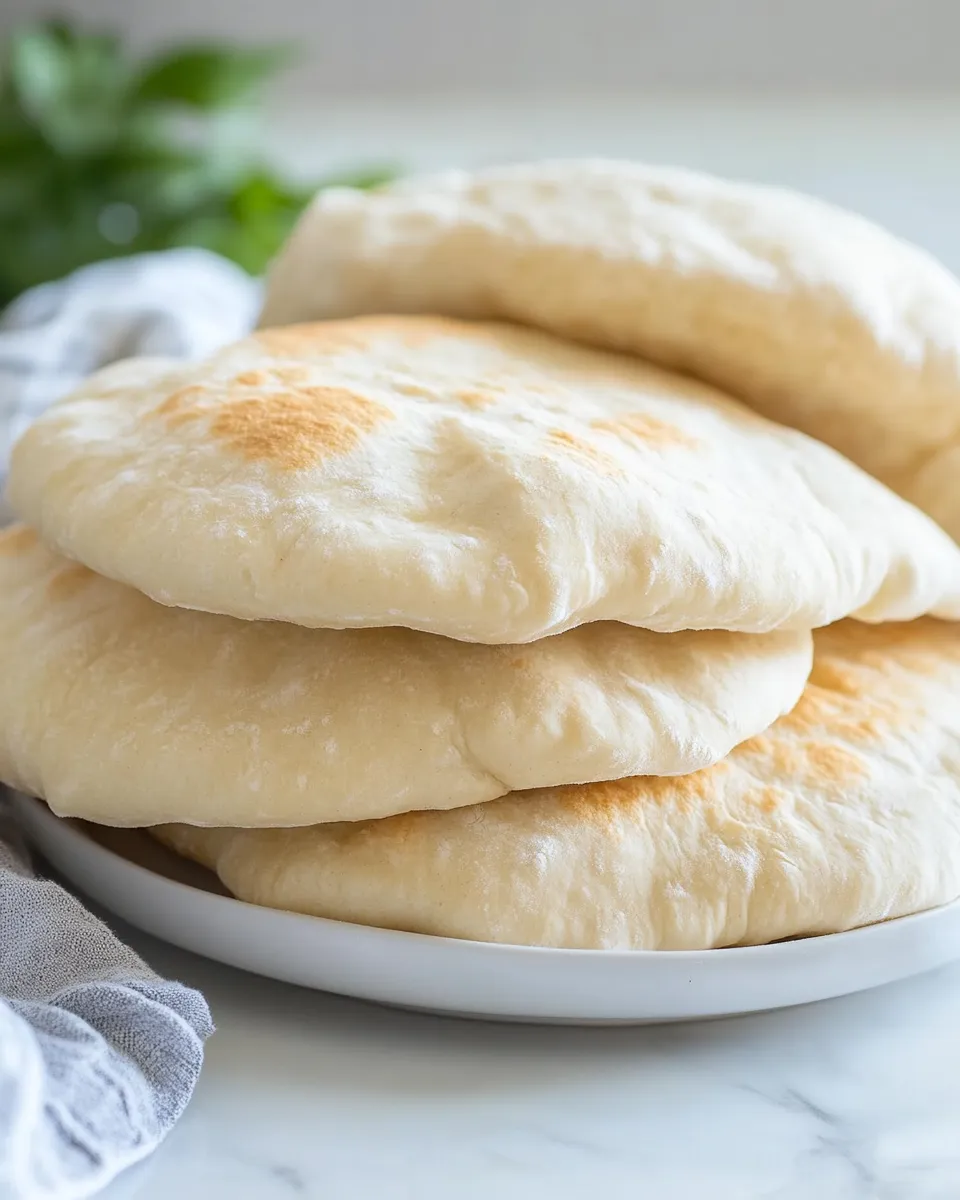Quick Easy Pita Bread shot