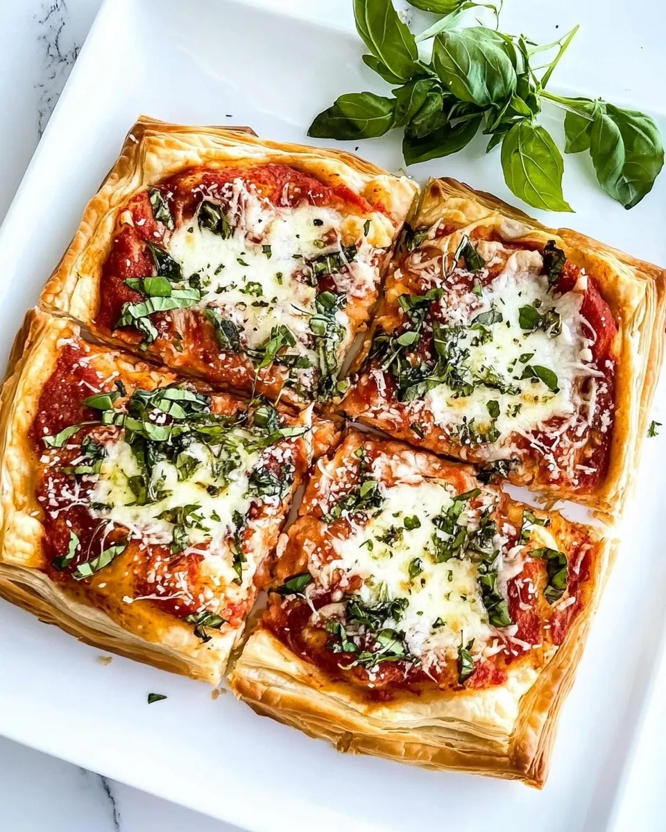 Homemade Easy Puff Pastry Pizza Recipe photo