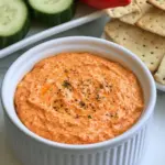 Homemade Easy Roasted Red Pepper Dip photo