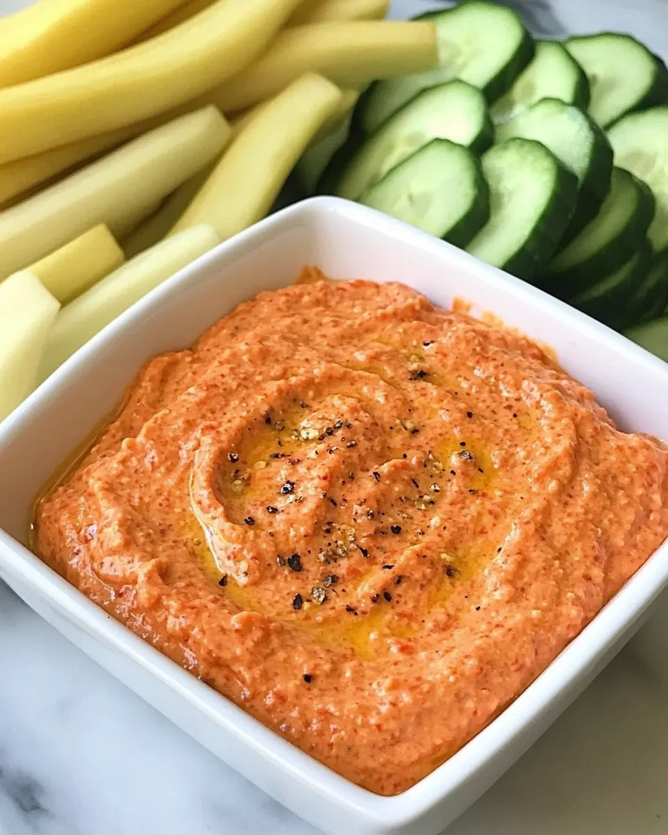 Classic Easy Roasted Red Pepper Dip image
