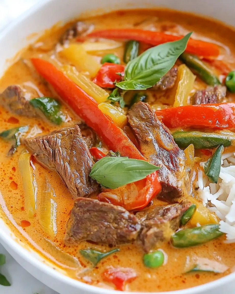 Homemade Easy Thai-Inspired Steak Curry photo