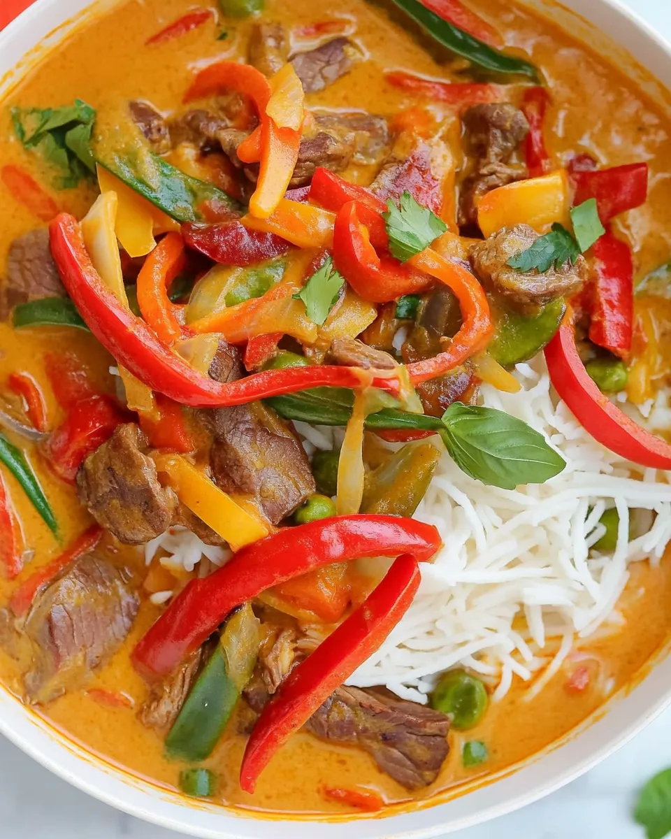 Quick Easy Thai-Inspired Steak Curry recipe photo