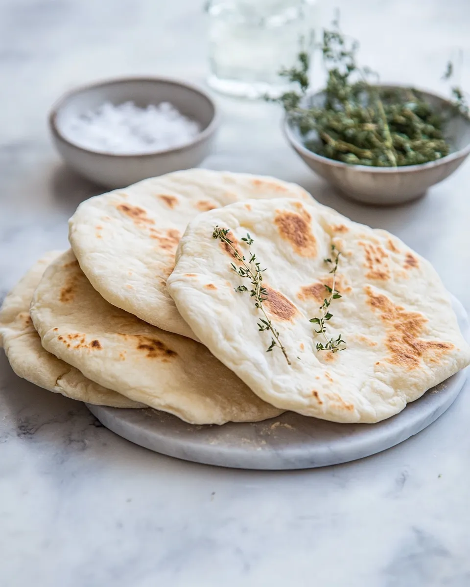 Homemade Easy no yeast Air Fryer flatbread pita photo