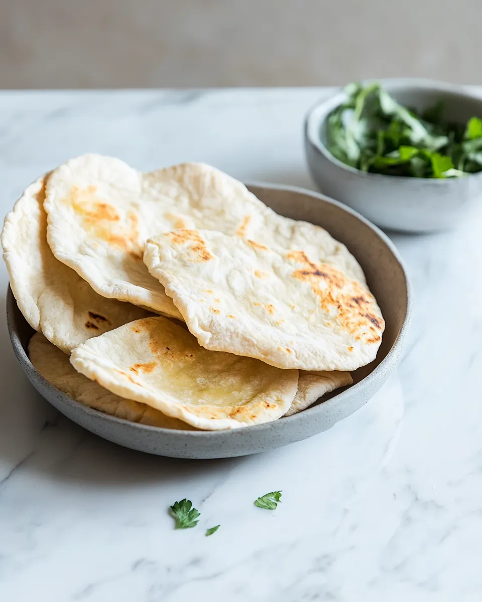 Delicious Easy no yeast Air Fryer flatbread pita recipe photo