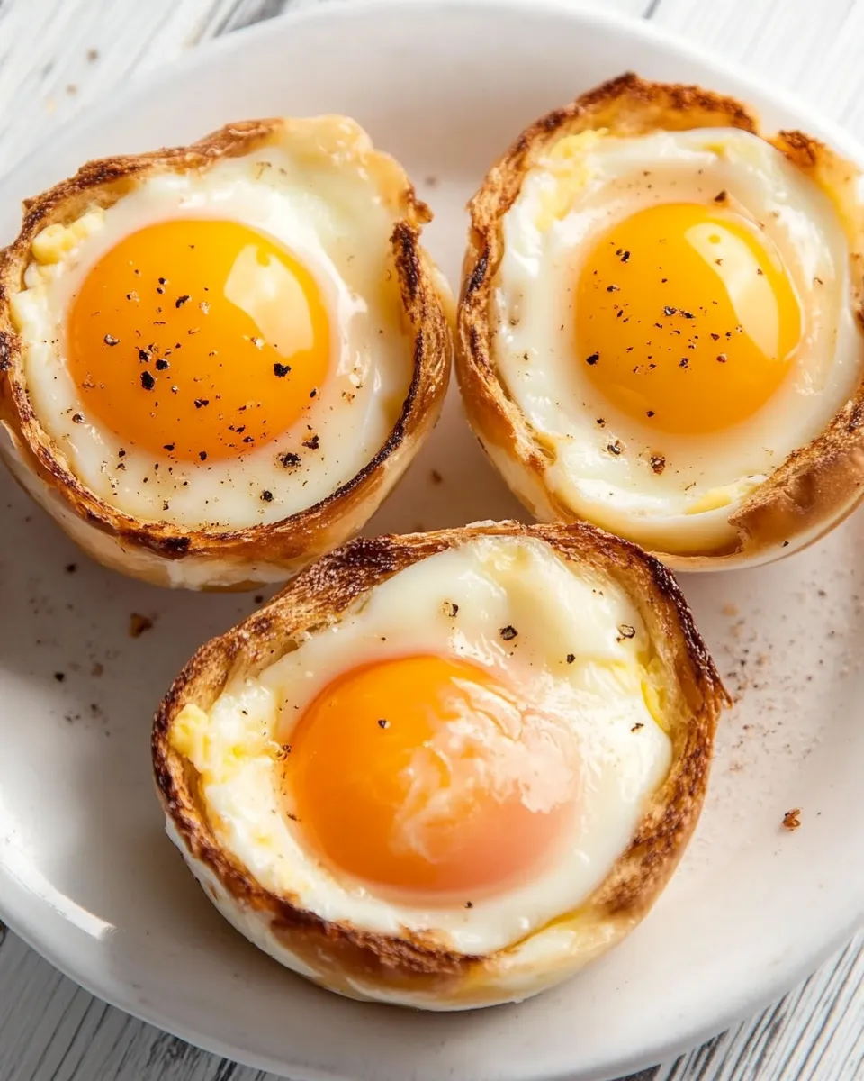Classic Egg and Toast Breakfast Cups Recipe image