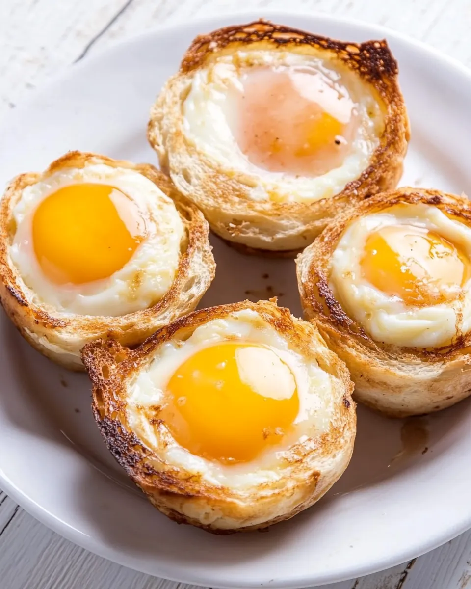 Easy Egg and Toast Breakfast Cups Recipe shot