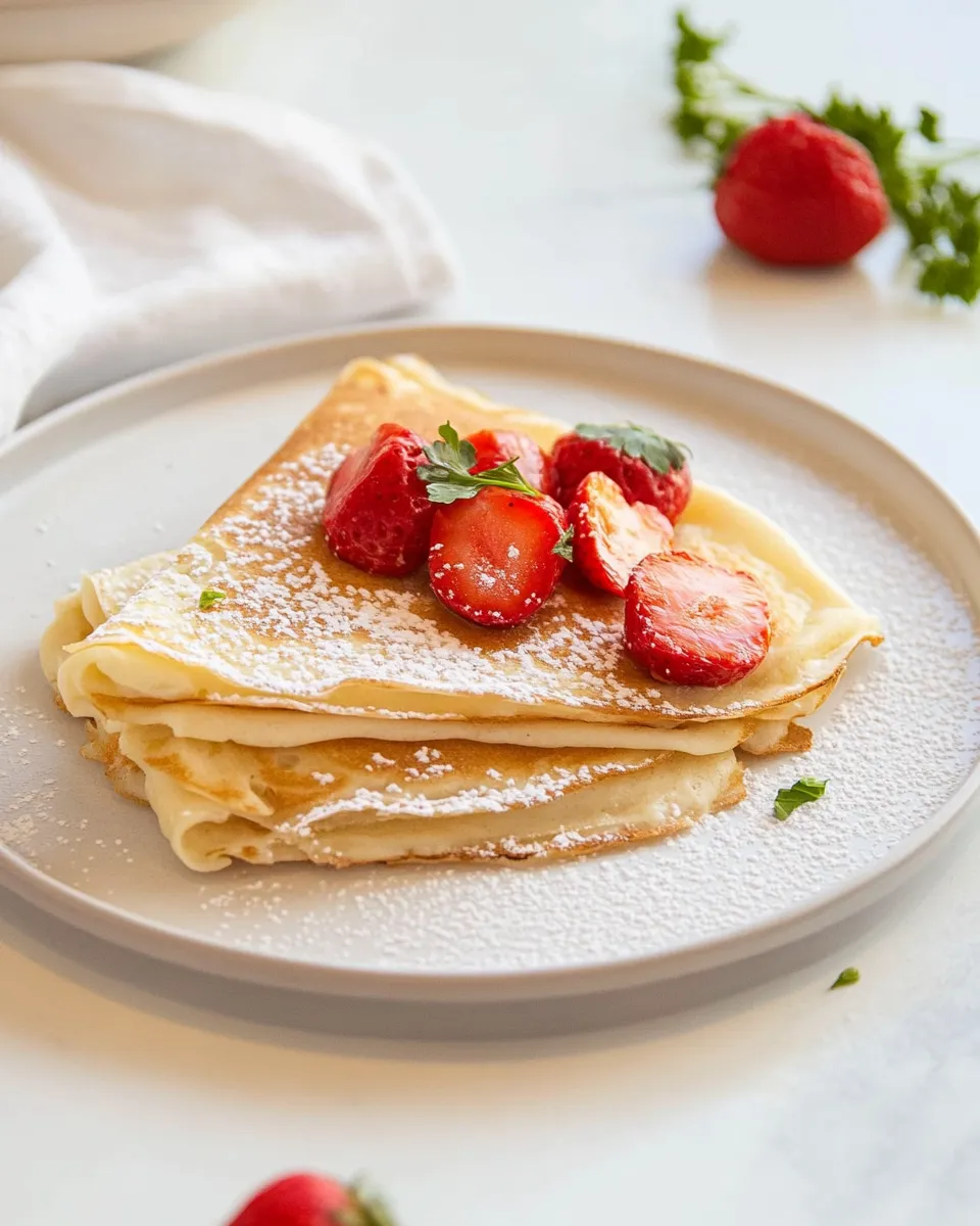 Classic Eggless Crpes image