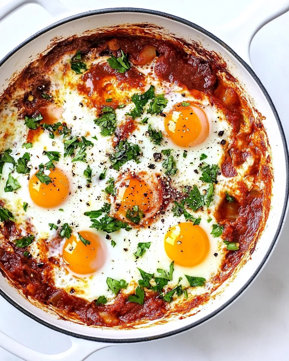 Easy Eggs in Purgatory Recipe shot