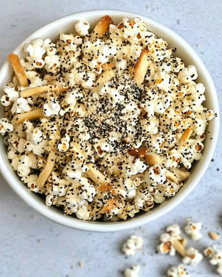 Homemade Everything Bagel Popcorn photo