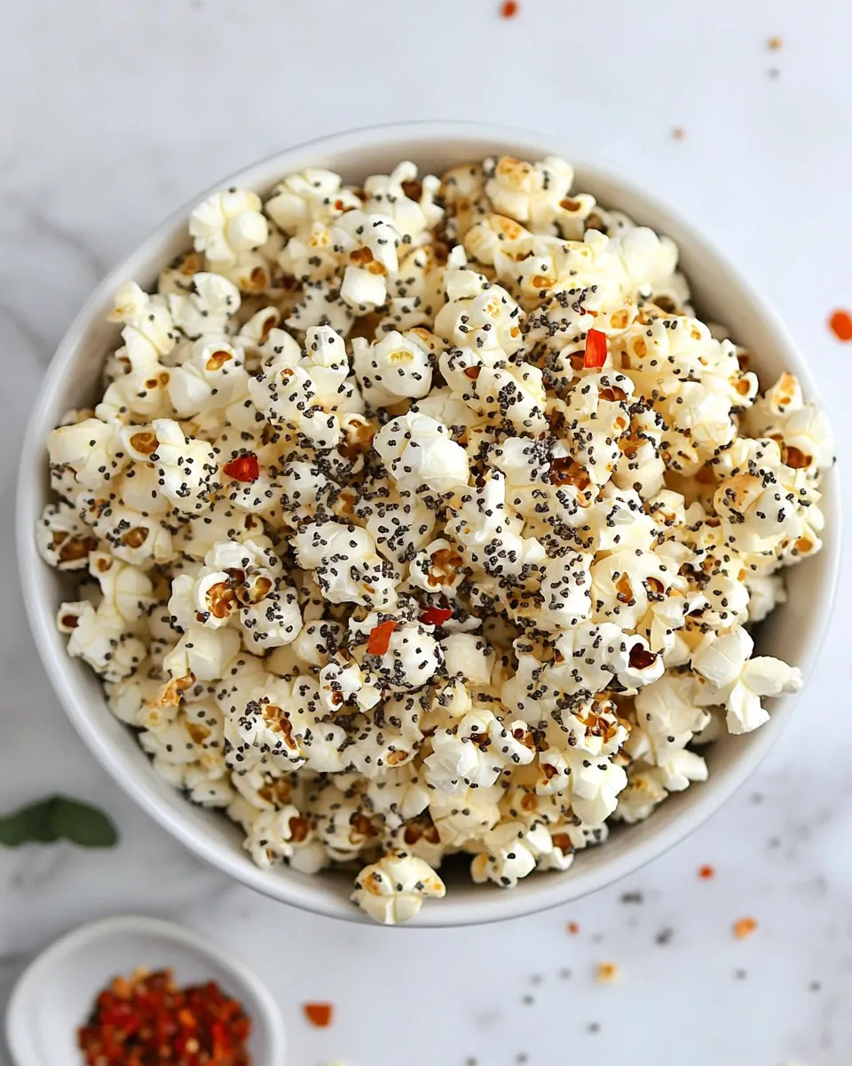 Savory Everything Bagel Popcorn image