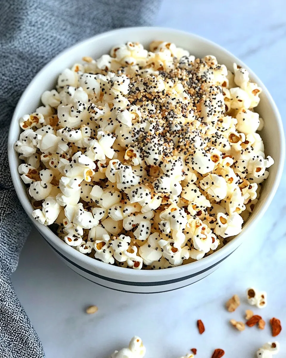 Easy Everything Bagel Popcorn recipe photo