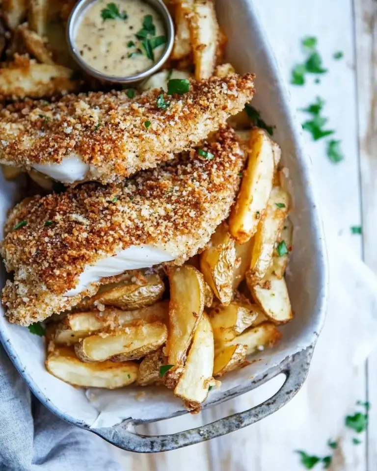 Homemade Fish and Chips photo