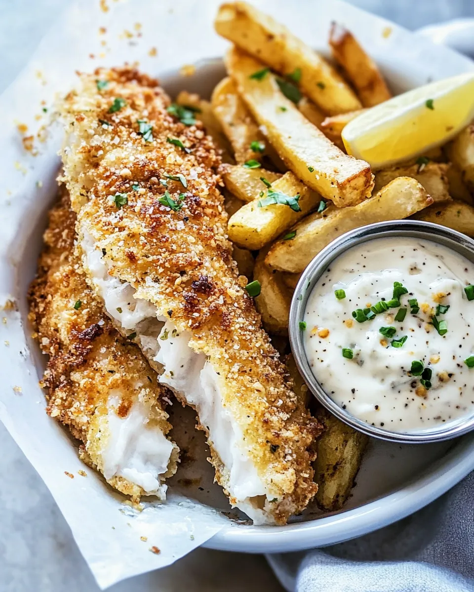 Delicious Fish and Chips shot