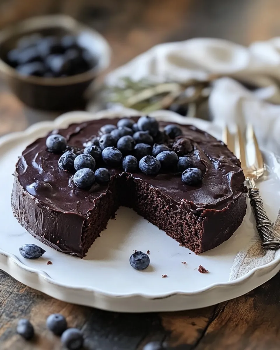 Classic Flourless Chocolate Cake (Paleo) image