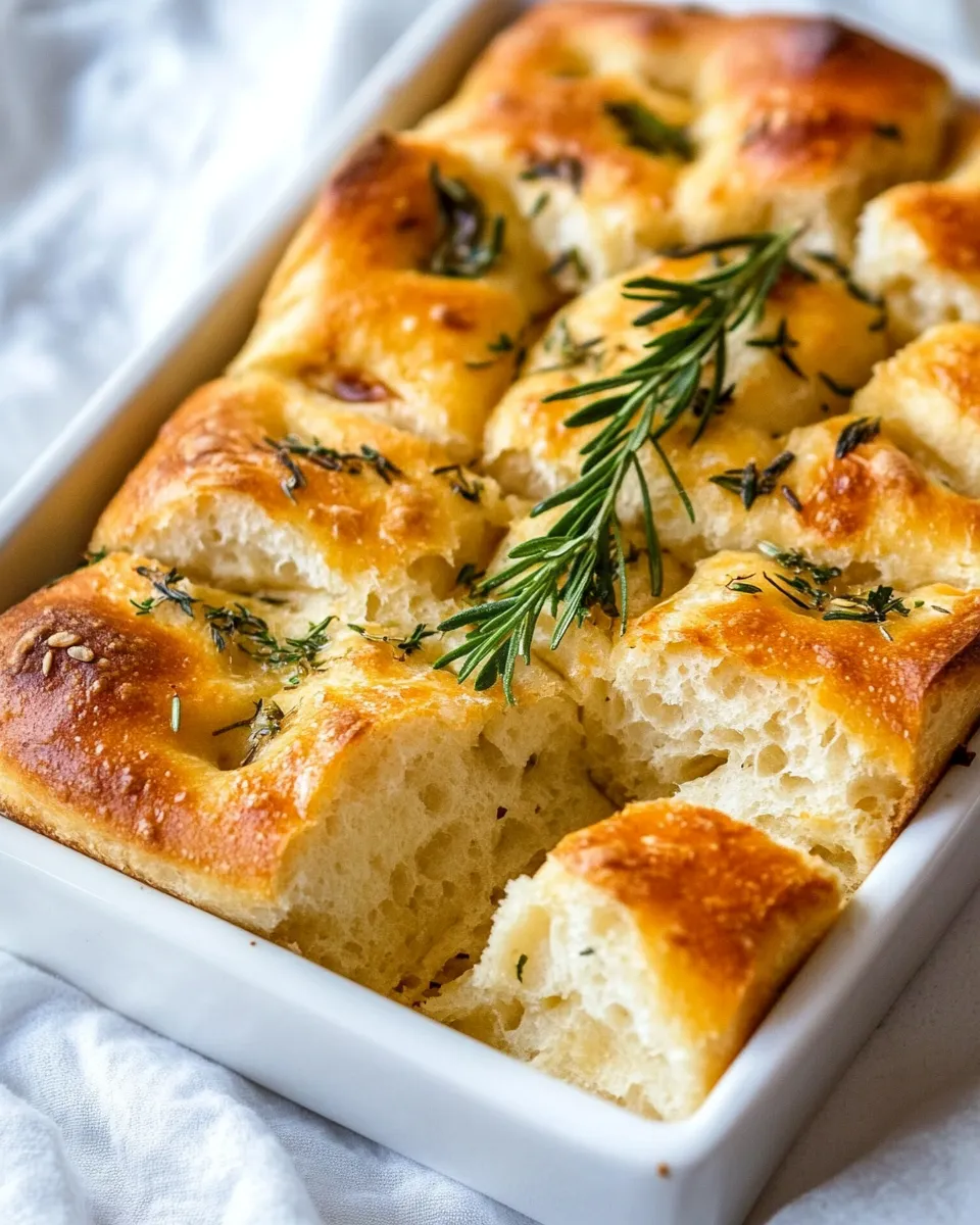 Classic Focaccia Bread Recipe image