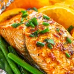 Easy Foil Pack Orange Molasses Salmon photo