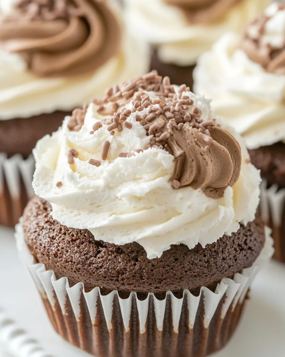 Classic French Silk Cupcakes image