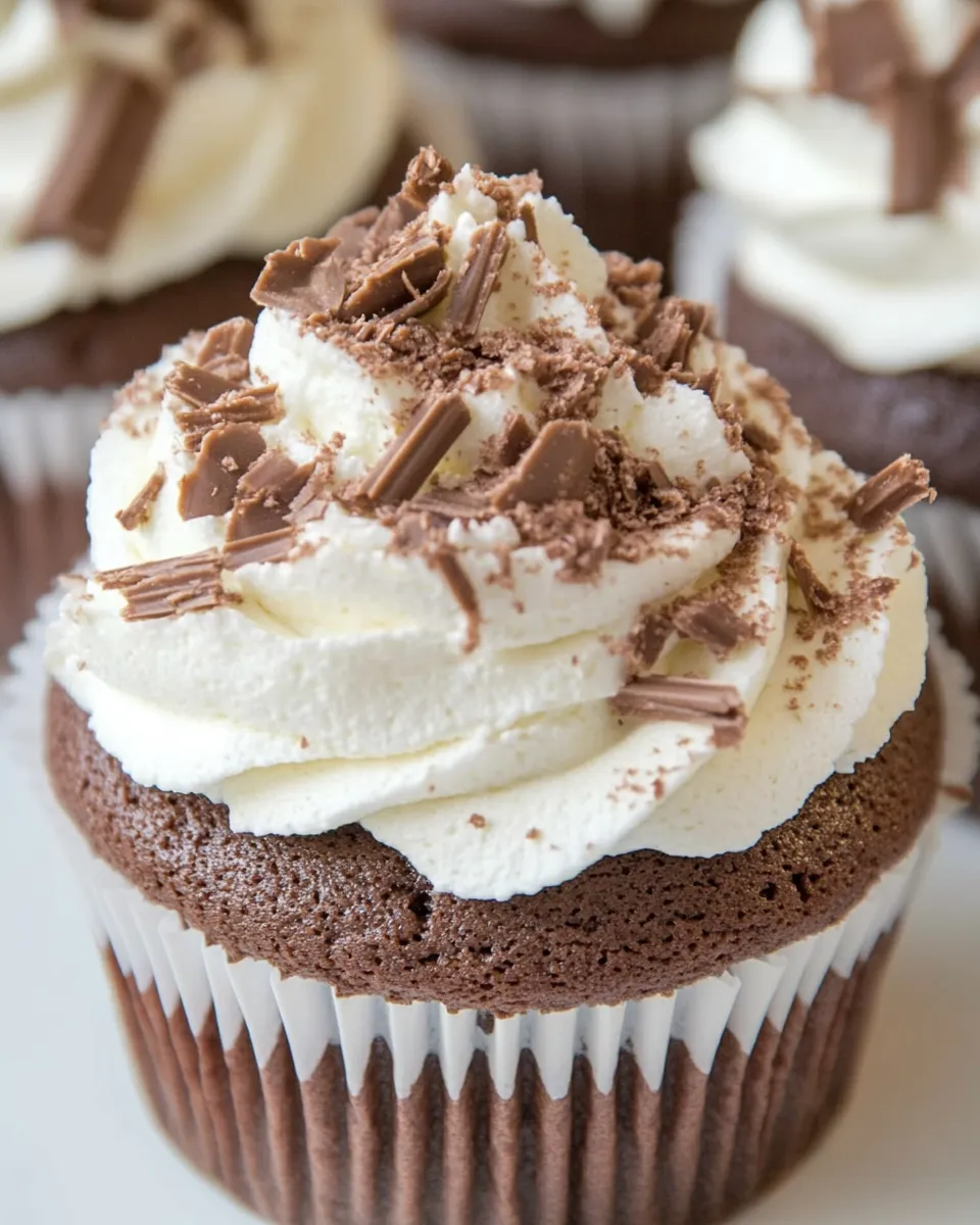 Easy French Silk Cupcakes recipe photo