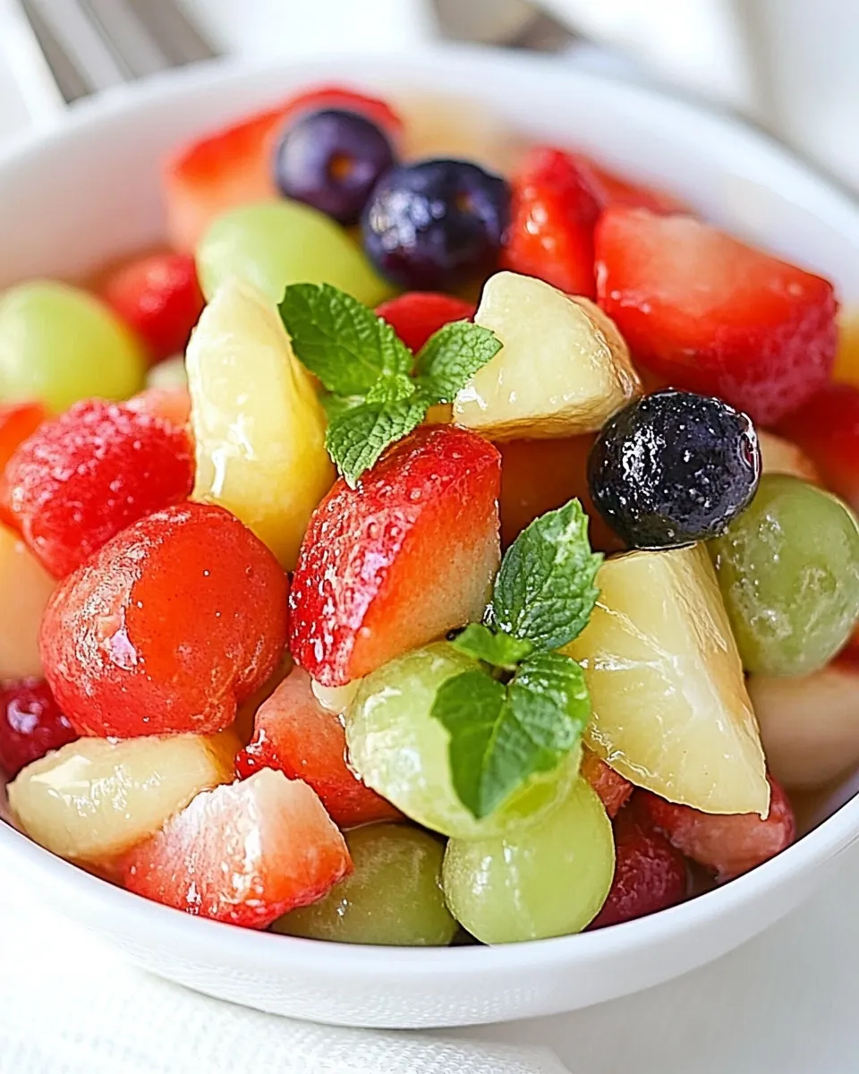 Classic Fruit Salad with a Citrus and Honey Syrup image