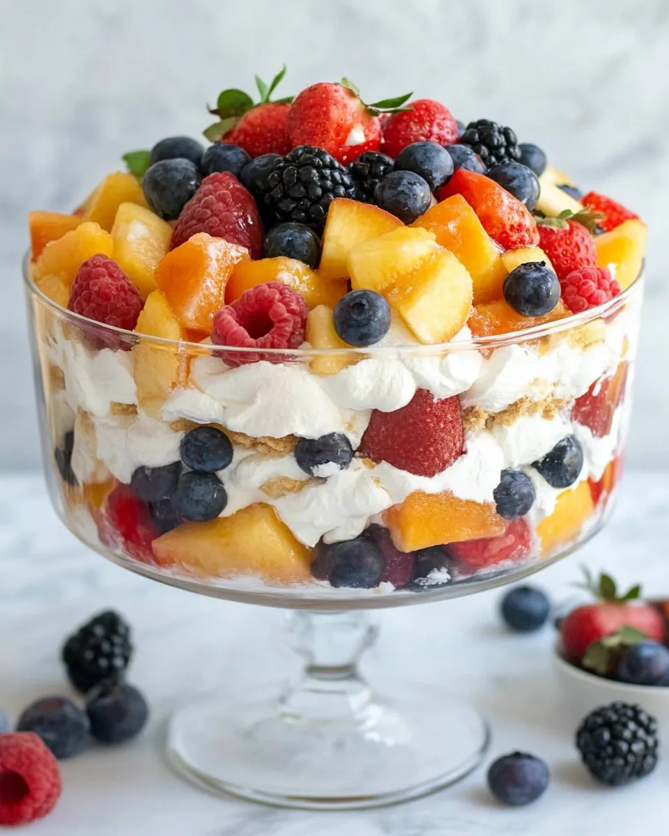 Easy Fruit Trifle recipe photo
