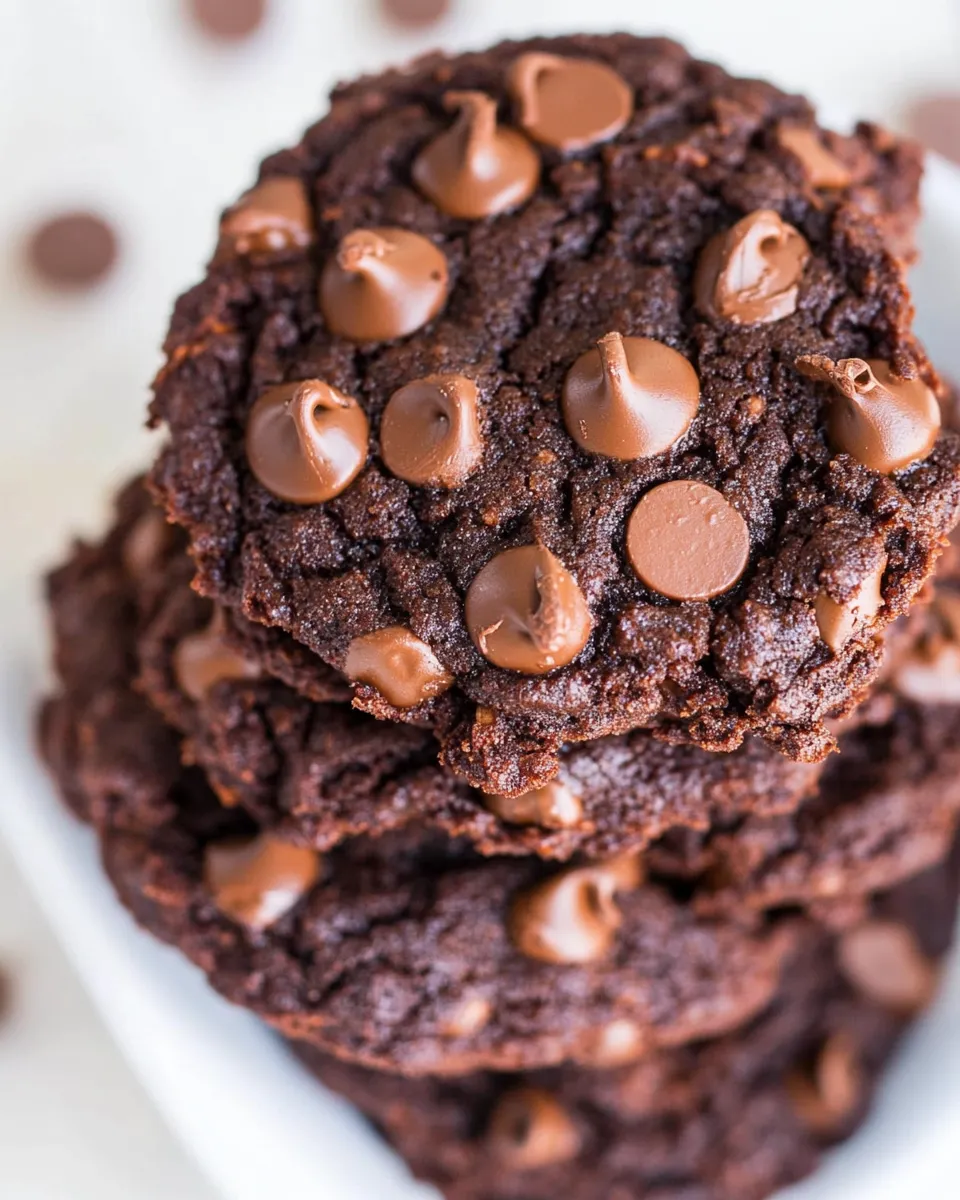 Delicious Fudgy Chocolate Sweet Potato Cookies image